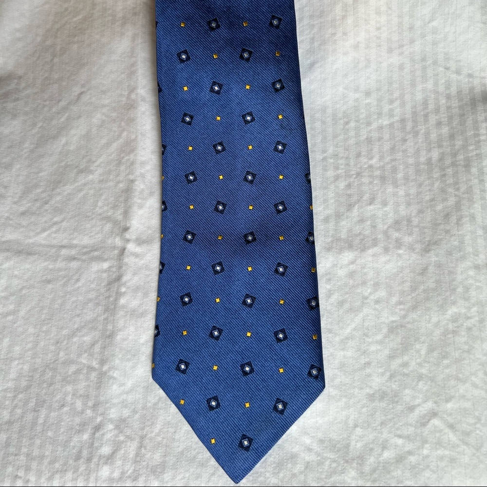 Ralph Lauren Classic Blue Tie - Picture 4 of 4